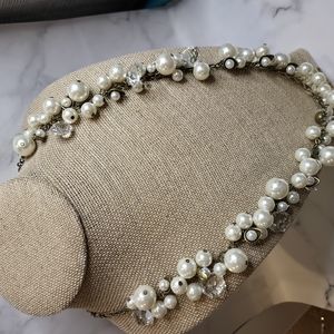 Chloe + Isabel Pearl + Crystal Long Necklace